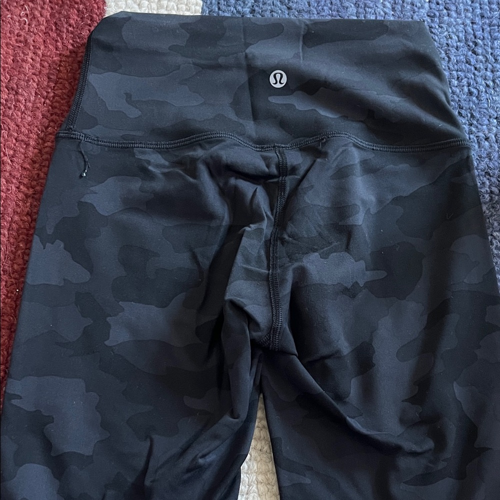 lululemon athletica Kids Black Camo Leggings